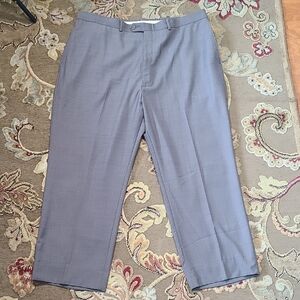 Haggar Men's Gray Trousers Per Measurements 39x27